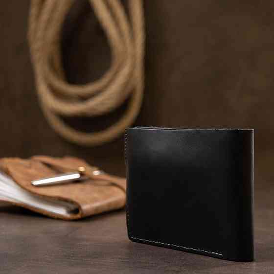 Небольшое мужское портмоне GRANDE PELLE 11566 Черный Киев