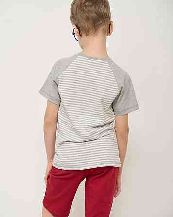 Пижама детская Комплект для мальчика с шортами - Акула за штурвалом Ozkan 31938 5-6 Киев