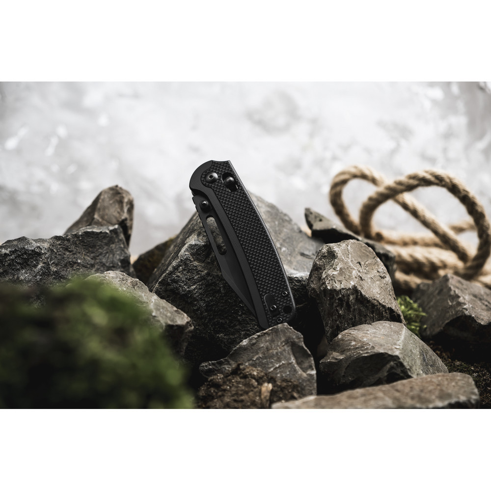 Нiж складаний Ganzo G768PT-BK чорний клинок Рівне - фото 10