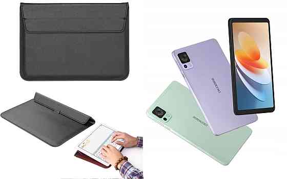 Чохол-конверт VitoCase для DOOGEE T20 Mini, T20 Mini Pro, з функцією підставки для планшета Чорний Київ
