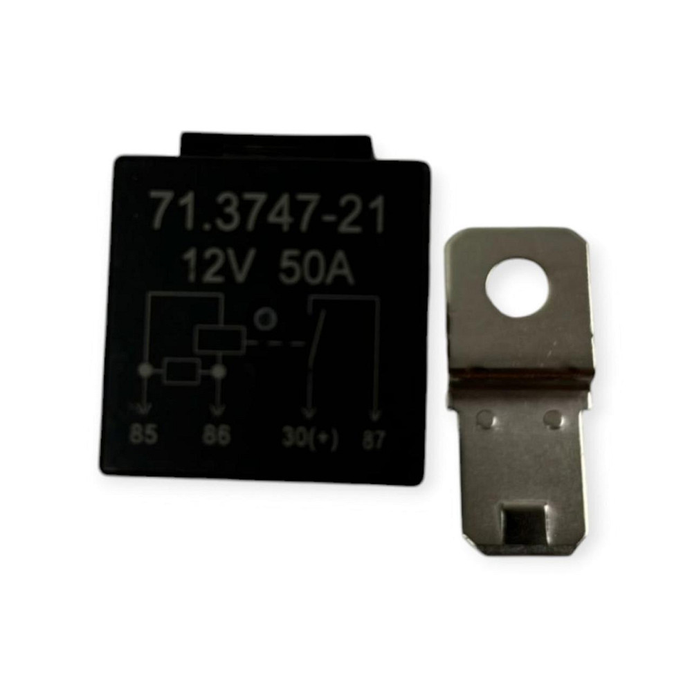 Реле контакта 12В 50А ГАЗ 3302, 53, 2110, 2111, 2112 стартера (с креплением) с резистором 4 Мукачево - изображение 1