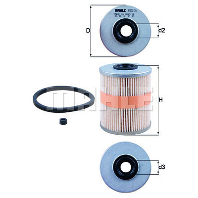 Фильтр топливный Mahle KX206D Винница - изображение 1