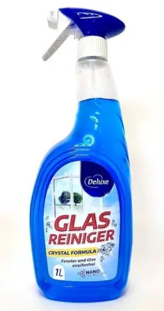 Средство для мытья стекла и зеркал Deluxe Glas Reiniger 1л Львов - изображение 1