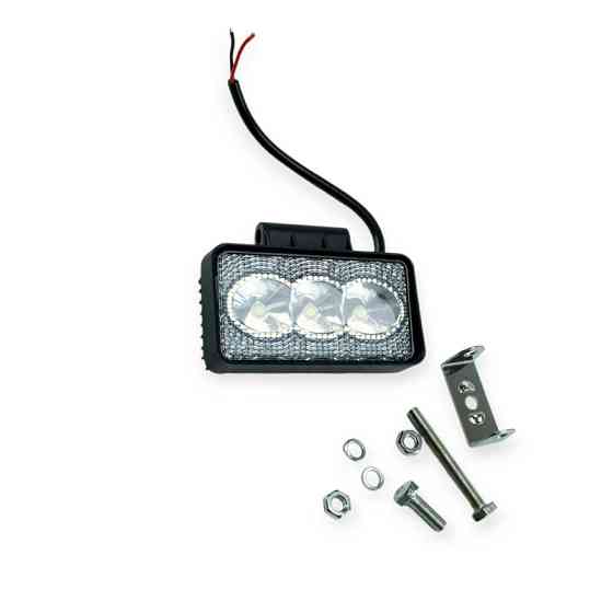 Фара LED прямоугольная 110х60х50 (Д В Ш) 9W дальний дополнительная Мукачево