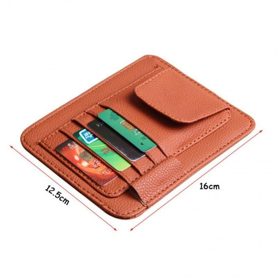 Організатор в авто для кредитних карт, грошей (коричневий) Вінниця - фото 2