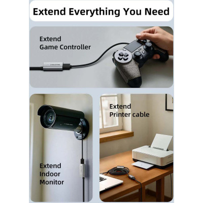 Дата кабель USB 3.0 AM/AF 20.0m active Cabletime (CA915194) Вінниця - фото 6