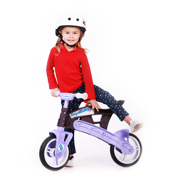 Беговел Real Baby, коричнево-фиолетовый Київ - фото 5