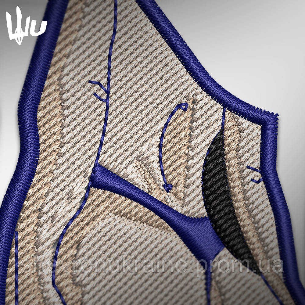 Шеврон под заказ ОБНАЖЕННАЯ ДЕВУШКА (Срок изготовки 3-5 дней. На липучке) Размер 7.5x4.5см Киев - изображение 2