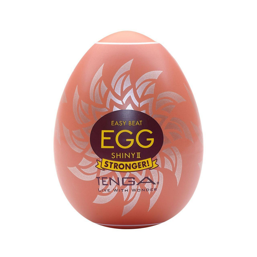 Мастурбатор-яйцо Tenga Egg Shiny II, плотный TPE, пробник лубриканта 5 мл Sex Aura Киев - изображение 1