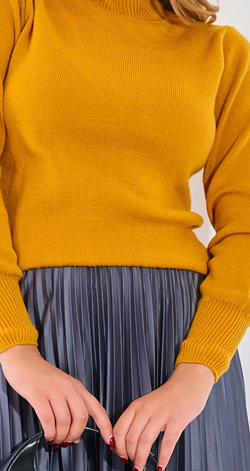 Джемпер свободный с высоким горлом (42-46) Киев - изображение 4