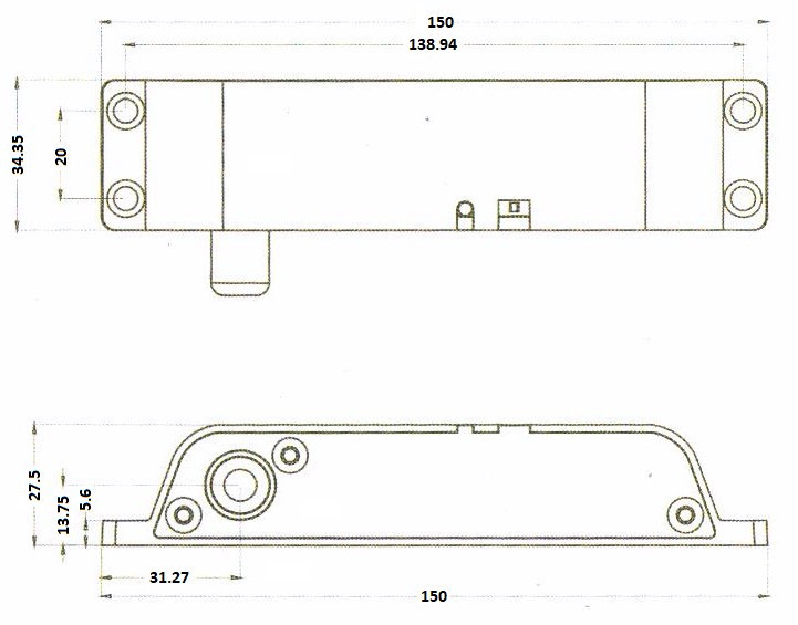 Замок електроригельний накладний SEVEN BL-727 Київ - фото 5