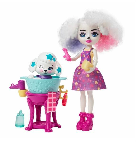 Ігровий набір Enchantimals Салон краси білого пуделя (HHC20) Харків - фото 6