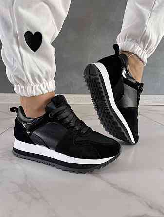 Кросівки жіночі ARLEN КК-ЛВ чорні (весна-осінь, шкіра+замша натуральна) (5005) 37р.38р.39р. 39 Коломия