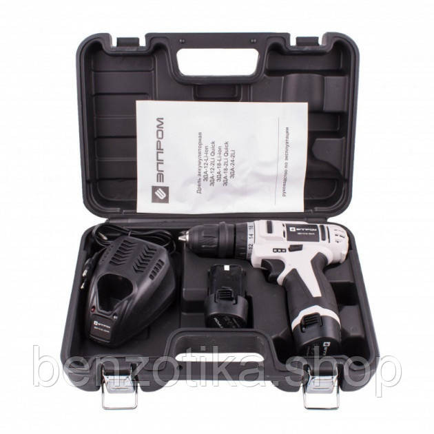 Шуруповерт аккумуляторный Элпром ЭДА-12-2 Li Quick Киев - изображение 4
