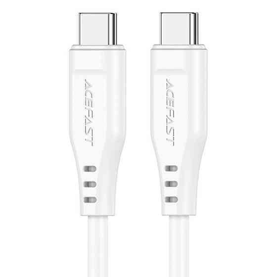 Кабель ACEFAST Type-C 1.2м, 60W, белый Киев