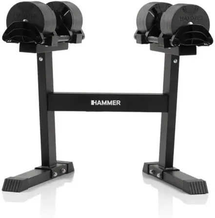 Тренажер zestaw stojak z hantlami smartlock 2x32 kg hammer Киев