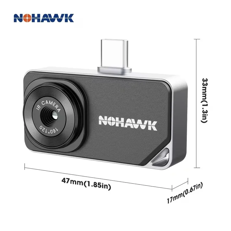 Портативна тепловізійна камера Nohawk 5X Zoom Київ - фото 2