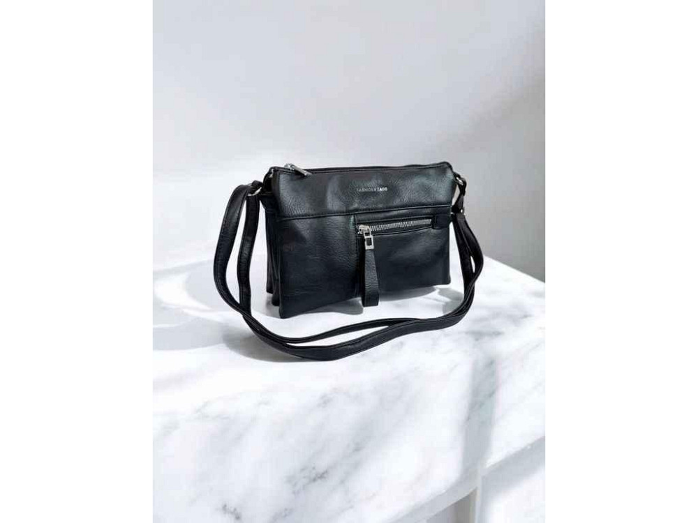 Сумка жіноча екошкіра чорний FASHION BAGS м.2325 ТМ SP Київ - фото 1