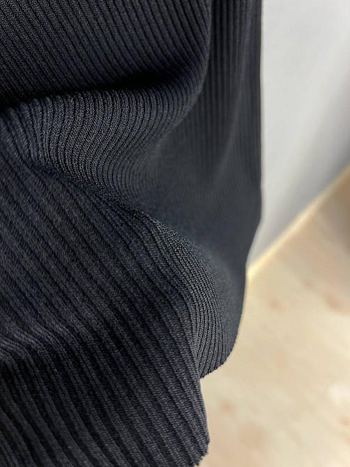 Майка жіноча A-N 2206 в рубчик з метеликом, чорний, one size Київ - фото 3