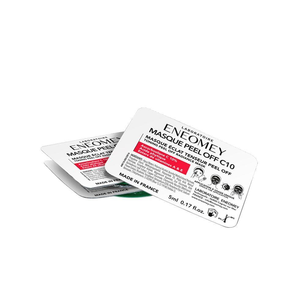 Тонизирующая маска для восстановления лица Masque Peel Off C10 Toning Peel Off Radiance Mask Eneomey,6х5 мл Днепр - изображение 1