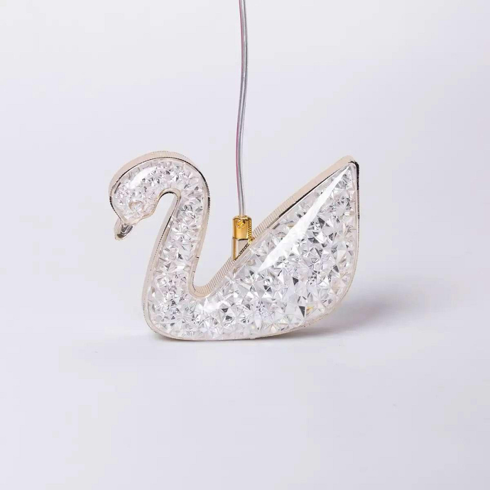 Гірлянда штора з фігурками Сваровскі, 3 м, тепле світло Київ - фото 6