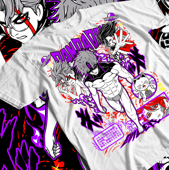 Футболка для хлопчика з аніме принтом Евіл Ейе Дандадан Евіл оверсайз (зріст від 165 до 180) Чорний AnimeJ0154m Дніпро - фото 1