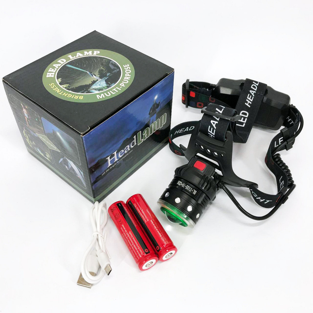 Ліхтарик на лоб Police, Водонепроникний ліхтарик Налобний з захистом від вологи JE-10 Львів - фото 4