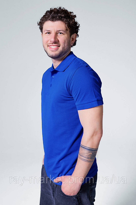 Поло класичне Stedman Lux Polo чоловіче волошкове (ST9060-BRR) XXL Київ - фото 2