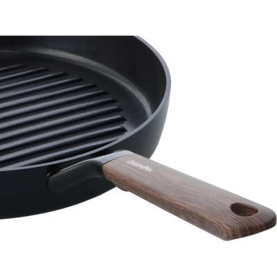 Сковорода GreenPan Eco Smartshape гриль 28 см темне дерево (CC006444-001) Вінниця - фото 3