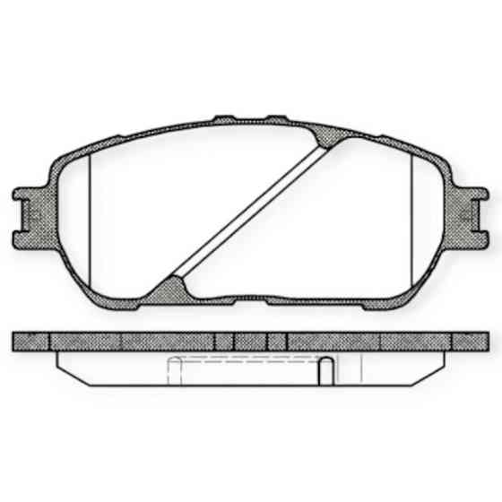 Колодки передні Тойота PREVIA 2.4 00 - гальмівні Мукачево