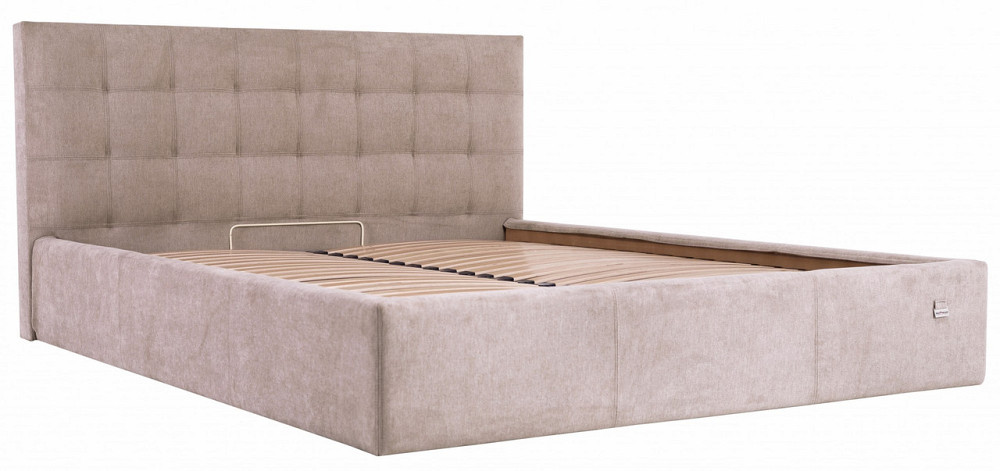 Кровать Chester VIP 120 х 200 см Мисти Mocco С дополнительной металлической цельносварной рамой Мокко Днепр - изображение 16