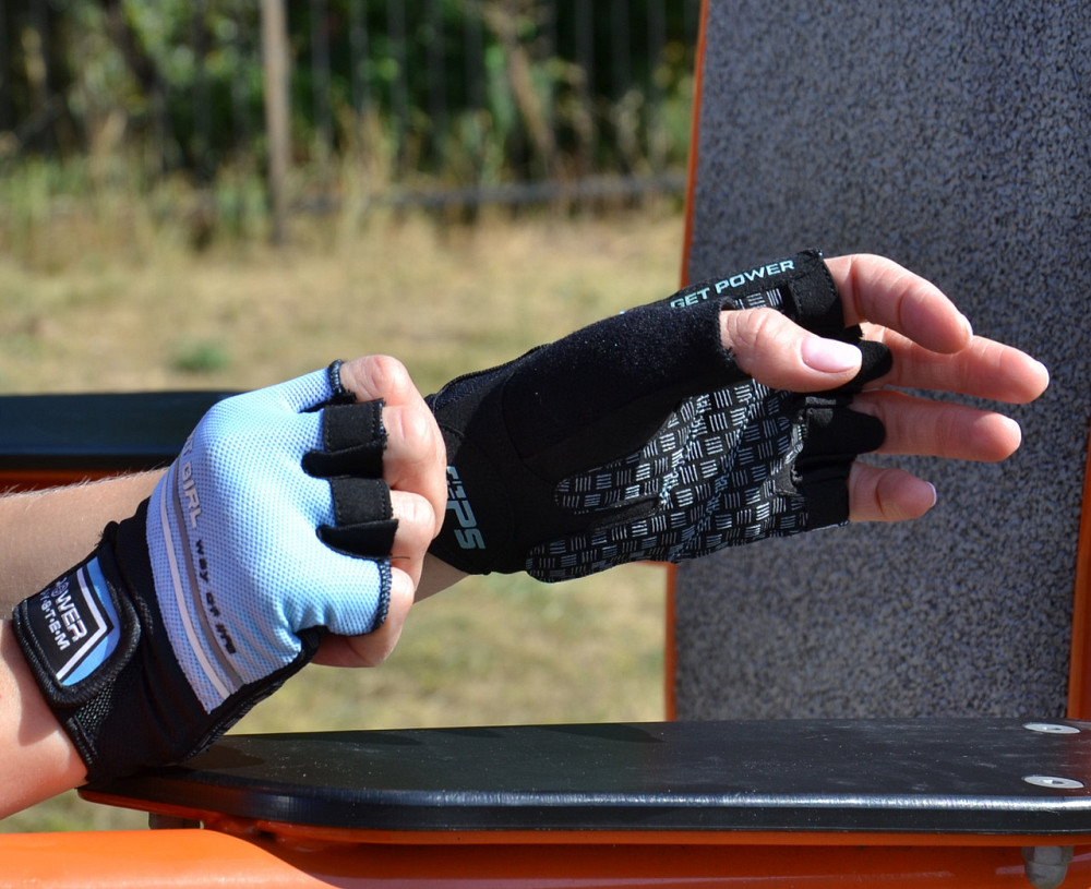 Рукавички для фітнесу Power System PS-2920 Fit Girl Evo Blue XS Каменское - изображение 9