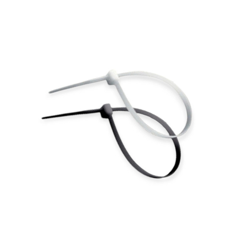 Хомут 400 x 4,8 чорний пластиковий Мукачево - фото 1