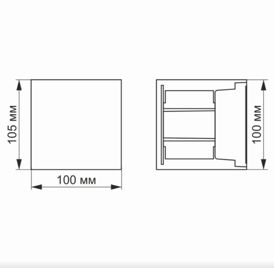 LED Світильник архітектурний VL-AR04-062W 6W 2700K 220-240V IP54 Videx Житомир