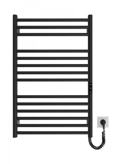 Електрична рушникосушка HF Greenwich 770х530 TR K чорна матова Київ - фото 3