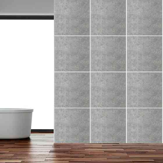 Декоративна ПВХ плита 600х600х3мм Бетон (S) SW-00001631 Київ