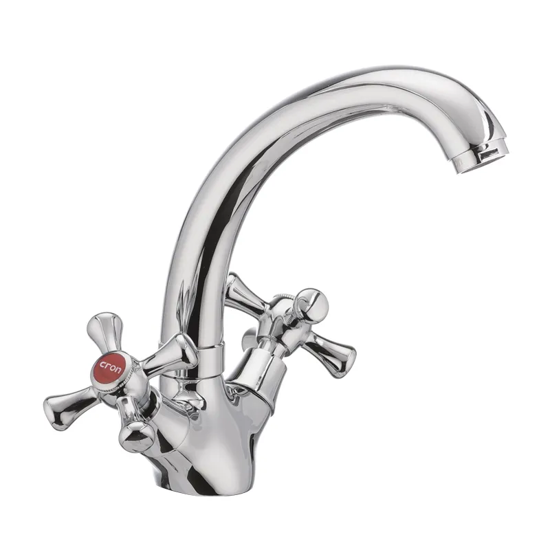 Змішувач для умивальника Cron Smes 272 CR0068 сучасний та надійний Харків - фото 1
