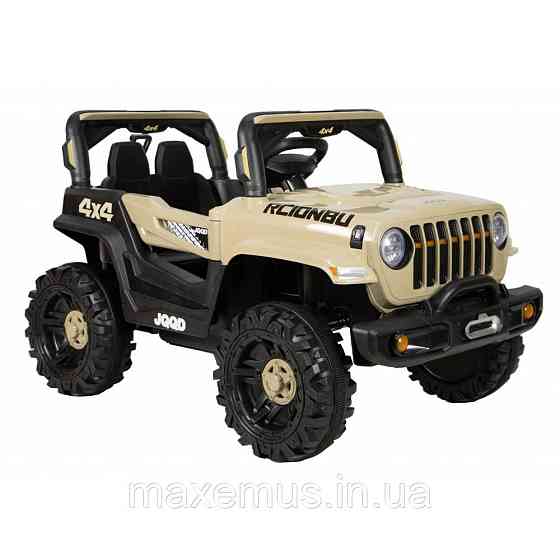 Детский электромобиль на аккумуляторе QD-V80 электромашина для детей с пультом управления Серая Мостиська