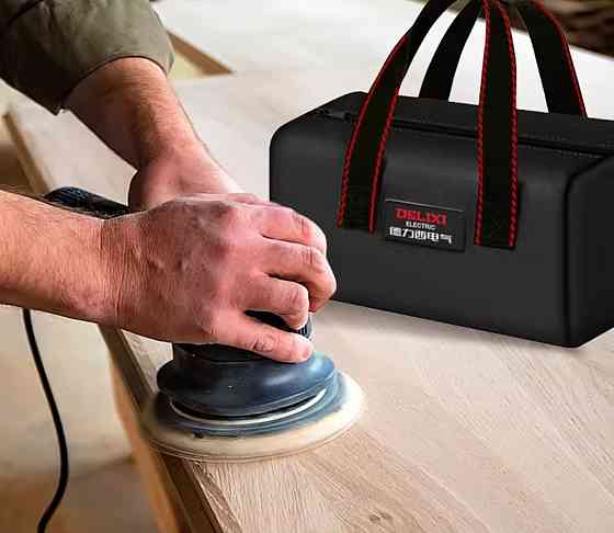 Сумка для инструментов Delixi Electric оксфордская ткань 24 на 14 см черный Киев