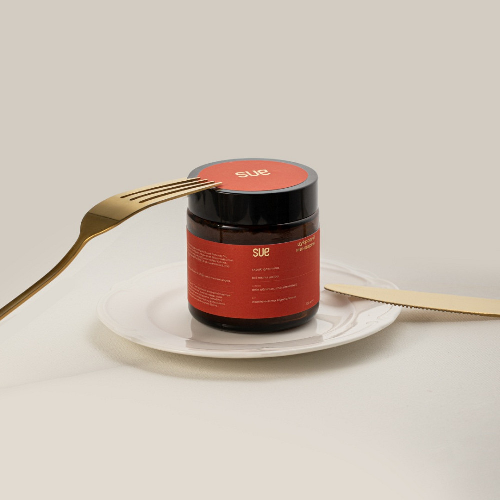 Скраб для тіла Цукровий мандарин Sue 100 мл Київ - фото 3