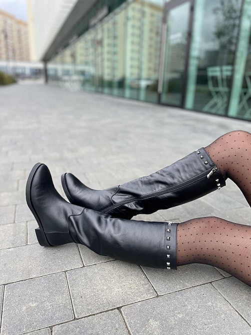 Nivelle Чоботи жіночі NIVELLE 5464/2510 чорні (зима євро-хутро, шкіра натуральна) (4034) 38р.39 Коломия - фото 1