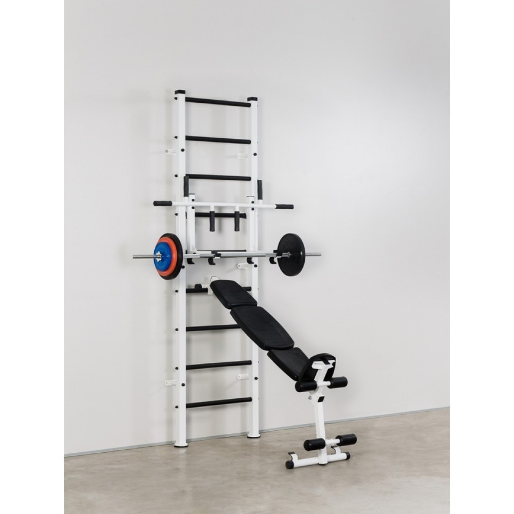 Шведская стенка спортивная Atlant Pro White для детей и взрослых усиленная металлическая для всей семьи Каменское - изображение 7