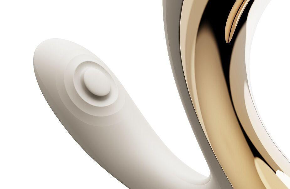 Вібратор-пульсатор з вакуумною насадкою Zalo – Talis G-Spot PulseWave Vibrator Ivory White Sex Aura Київ - фото 4