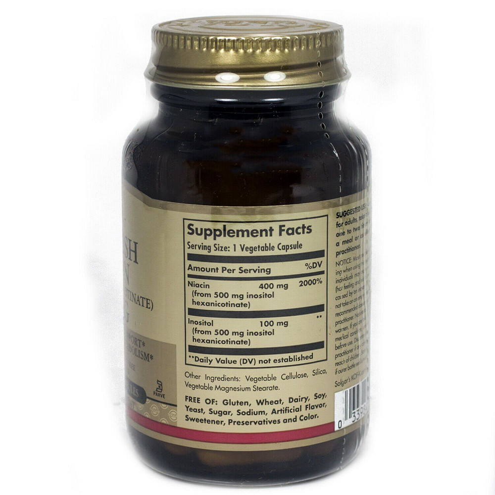 Ниацин (No-Flush Niacin) 100 капсул Киев - изображение 2