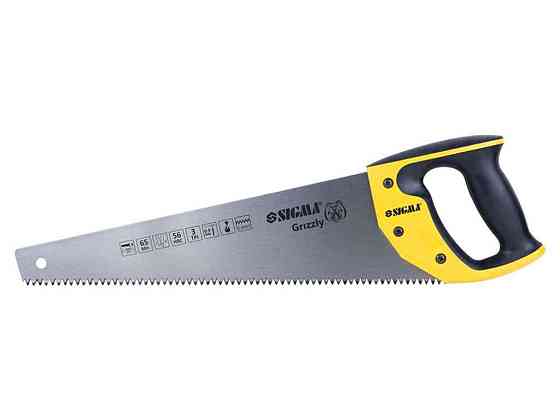 Ножівка для дерева 400 мм 3TPI Grizzly 4400811 ТМ SIGMA Solmir Київ