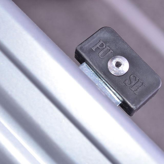 Драбина алюмінієва, 8 сходинок, висота: 2248 мм, висота до платформи: 1720 мм, 150 кг INTERTOOL LT-1008 Київ - фото 2