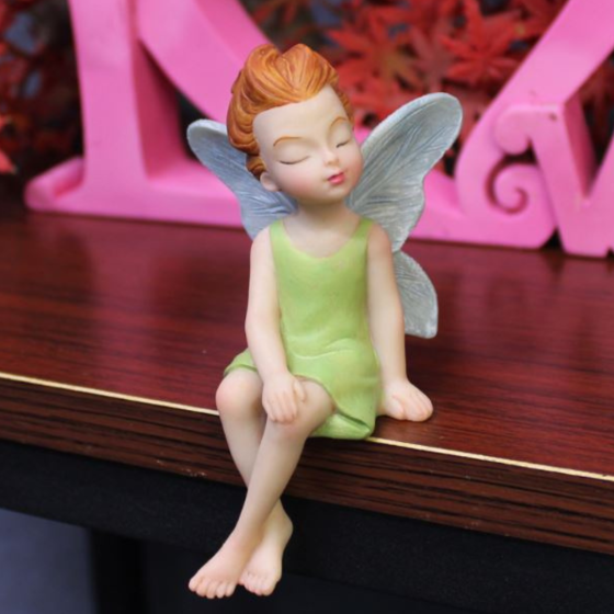 Фігурка Фея из полистоуна для сада, интерьера 11 х 6.2 см Полистоун Одесса