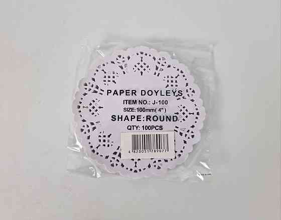 Салфетка ажурная Ф10 (100шт) белая (1 пачка) Харьков