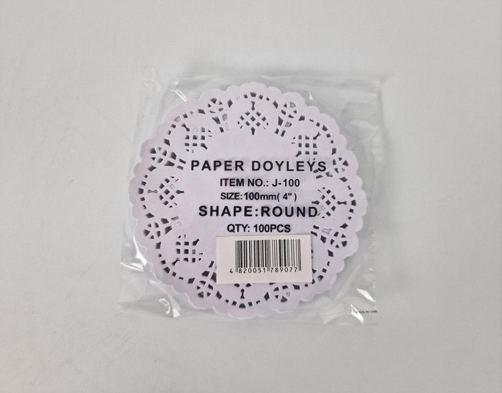 Салфетка ажурная Ф10 (100шт) белая (1 пачка) Харьков - изображение 1