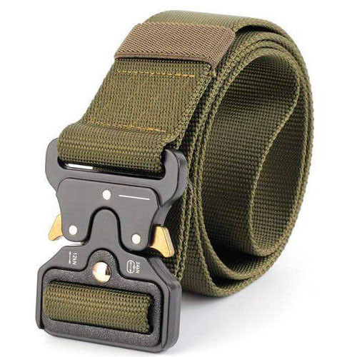 Ремінь тактичний військовий Assault Belt з пряжкою Кобра олива Коломия - фото 1